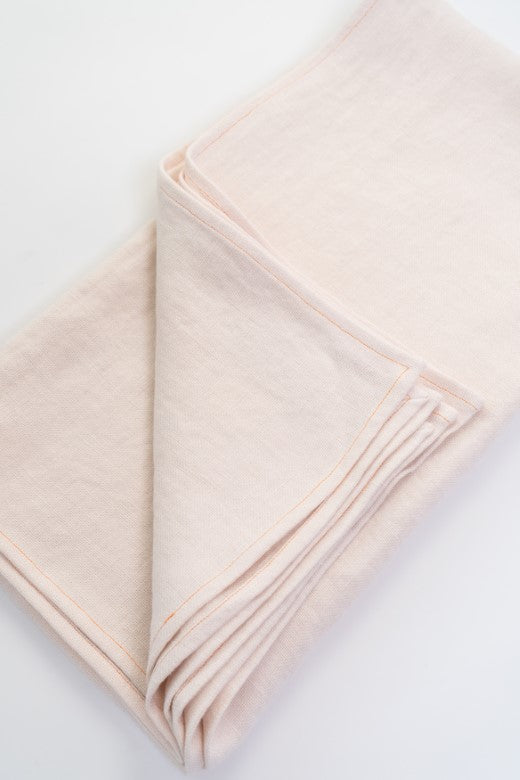 Blush Pink Irish Linen Tablecloth-Table Linens-STABLE of Ireland