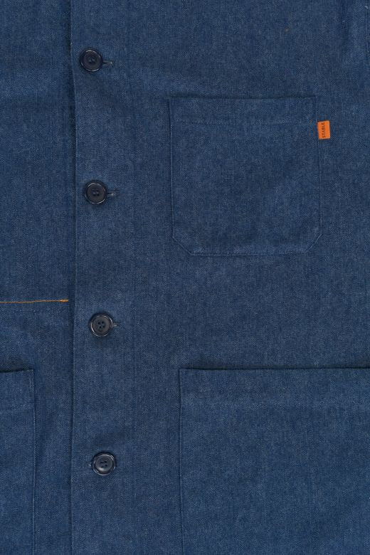 Denim Blue Utility Jacket-Coats & Jackets-STABLE of Ireland