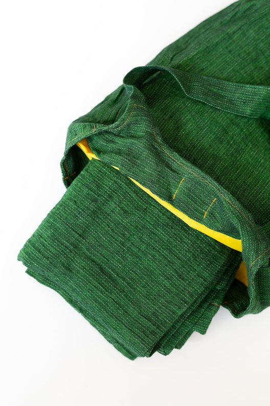 Grassy Green Swim Linen Towel-Beach Towels-STABLE of Ireland