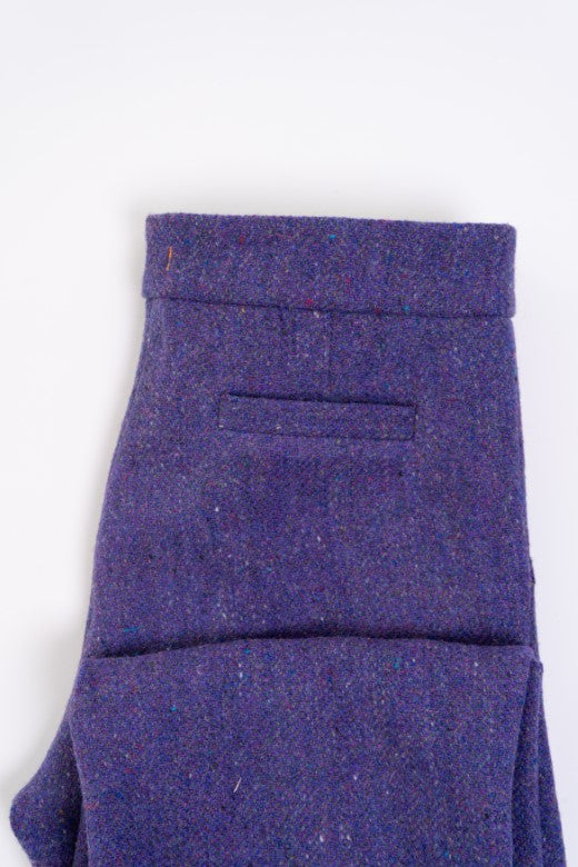 Purple Irish Tweed Trousers