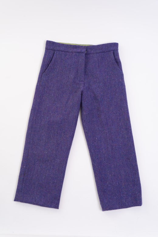 Purple Irish Tweed Trousers