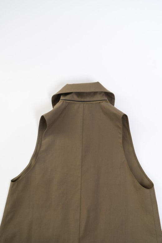 Olive Green Raincoat Cape-Coats & Jackets-STABLE of Ireland