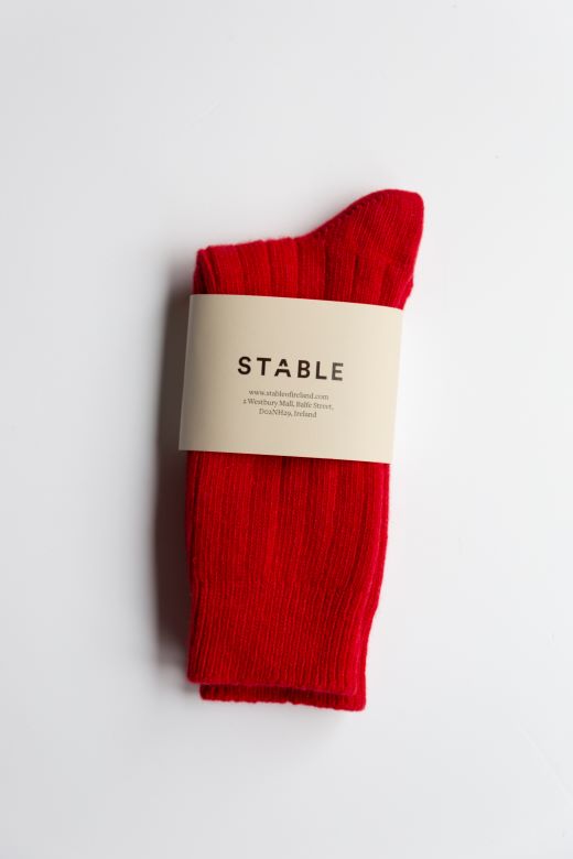 STABLE Red Socks-Socks-STABLE of Ireland