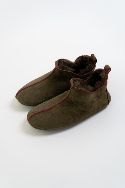 Sheepskin Slipper Booties-Slippers-STABLE of Ireland