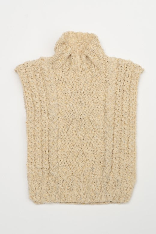 The Aran Handknit Cable Body Bib-Jumper-STABLE of Ireland