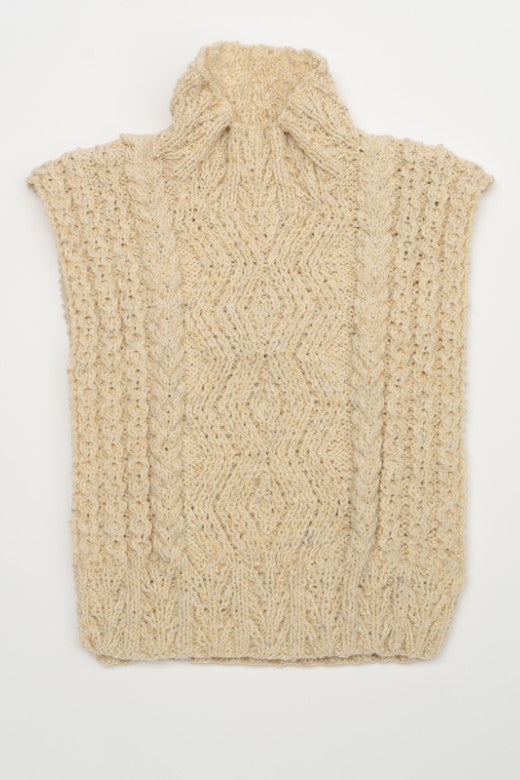 The Aran Handknit Cable Body Bib-Jumper-STABLE of Ireland