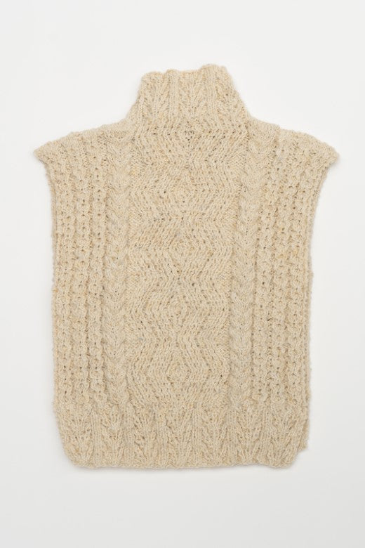 The Aran Handknit Cable Body Bib-Jumper-STABLE of Ireland