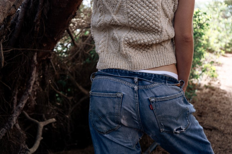 The Handknit Aran Sleeveless Vest-Jumper-STABLE of Ireland