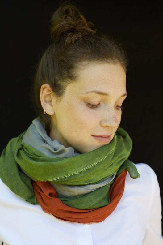 The Tricolour Scarf-Scarves &amp; Shawls-STABLE of Ireland