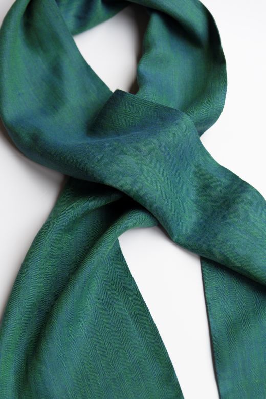 The STABLE Irish Linen Scarf - Sea Green-Scarves & Shawls-STABLE of Ireland